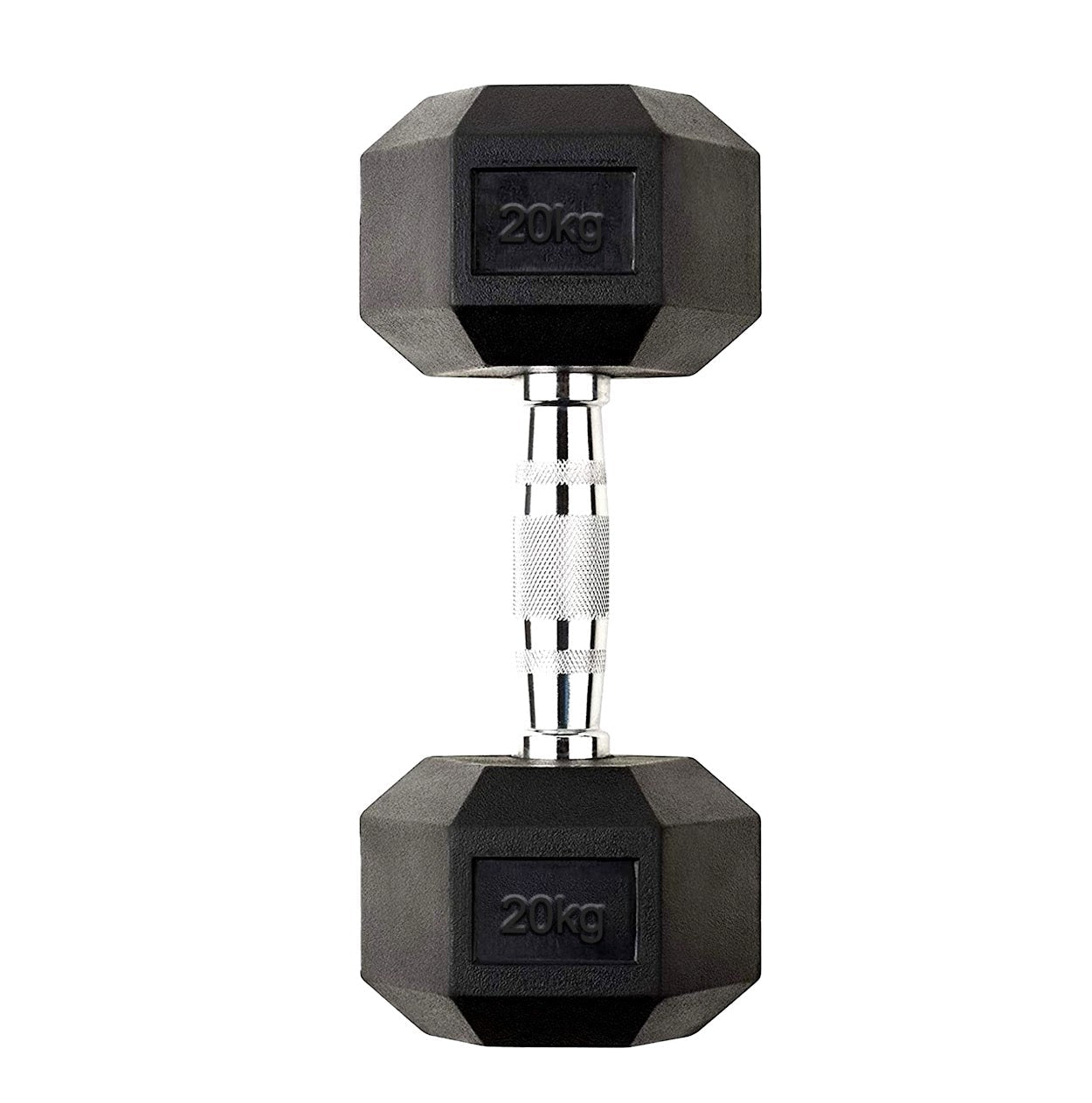 Hex Dumbbells Pairs & Sets (2.5kg–60kg) – Rubber-Coated, Anti-Roll, Steel Knurled Grip – Strength Training Weights for Home Gym or Studio