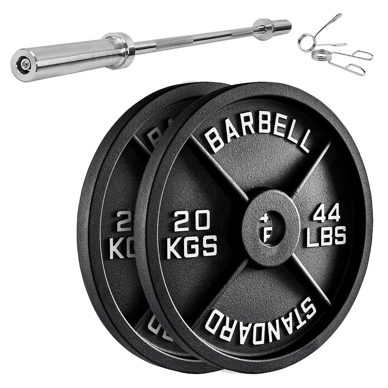 Cast Iron Weight Plates | Heavy-Duty Discs for Strength Training & Home Gyms | Available in Singles, Pairs & Sets | Durable Dumbbell Plates for Lifting & Fitness