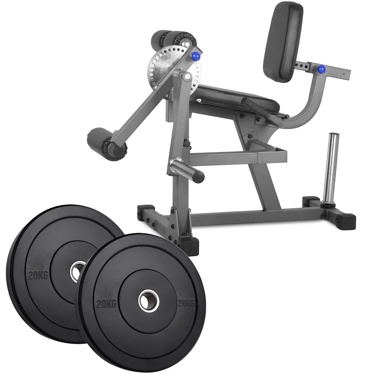 Heavy‑Duty Leg Extension & Curl Machine – Adjustable Seated Quad/Hamstring Home Gym Strength Equipment