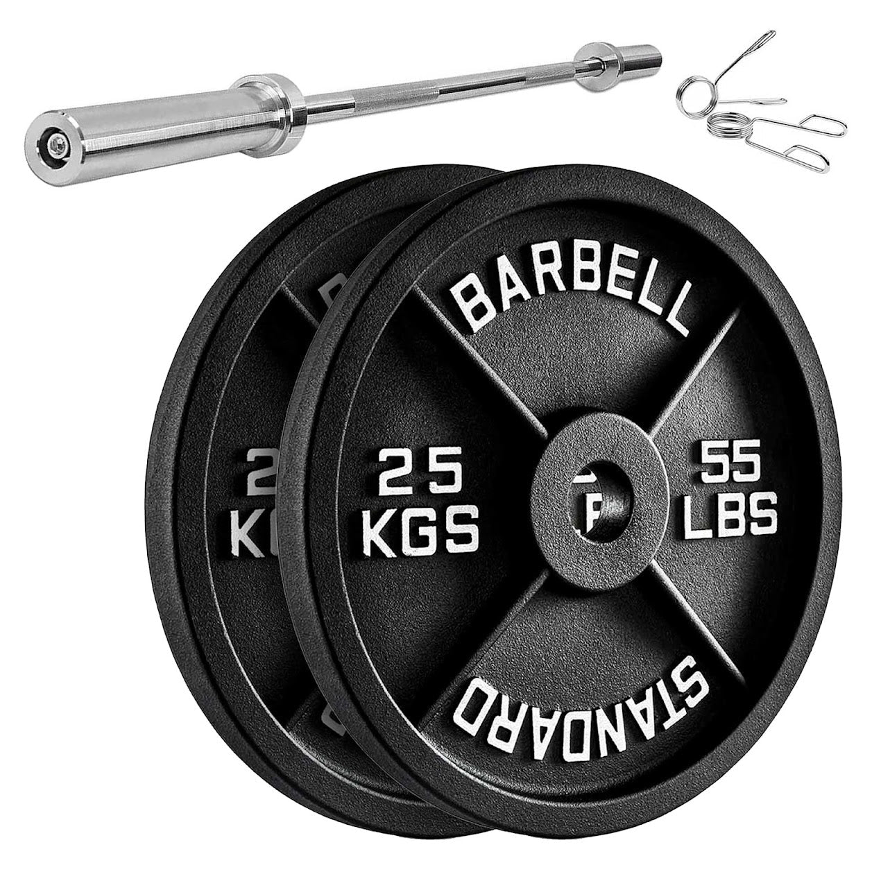 Cast Iron Weight Plates | Heavy-Duty Discs for Strength Training & Home Gyms | Available in Singles, Pairs & Sets | Durable Dumbbell Plates for Lifting & Fitness