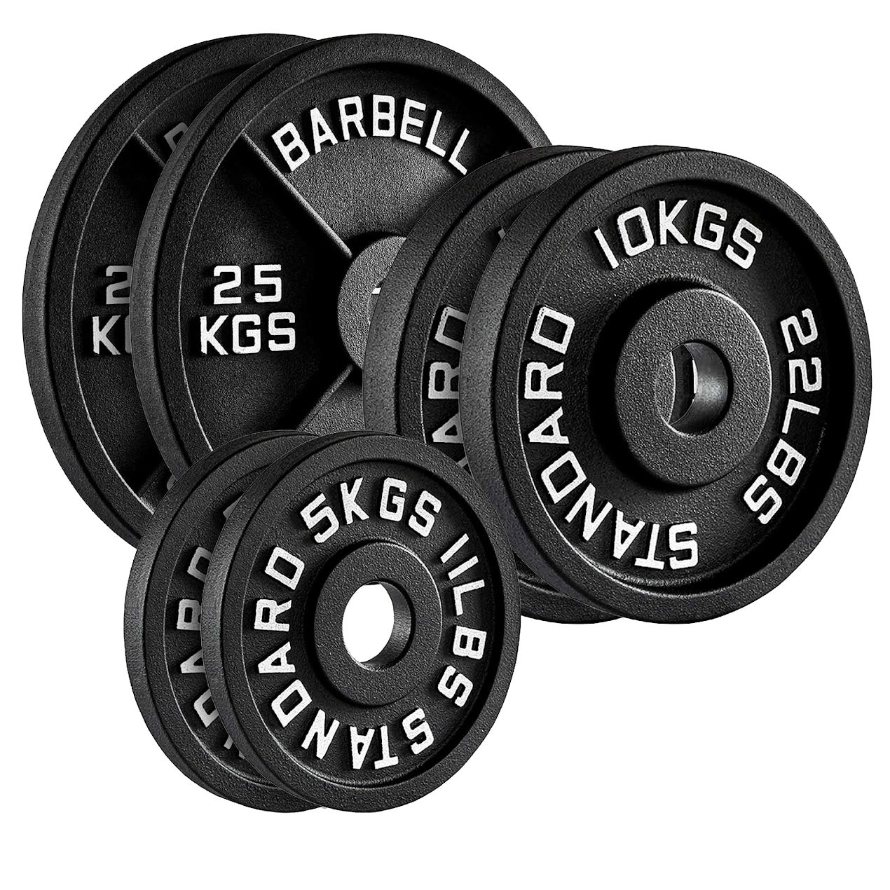 Cast Iron Weight Plates | Heavy-Duty Discs for Strength Training & Home Gyms | Available in Singles, Pairs & Sets | Durable Dumbbell Plates for Lifting & Fitness