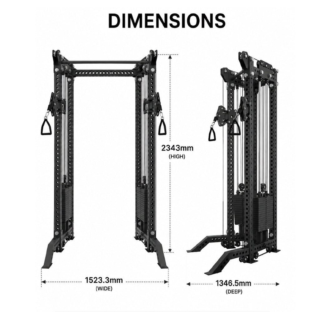 Complete Cable Power Cage for Squats, Pull-Ups & Full Body Training