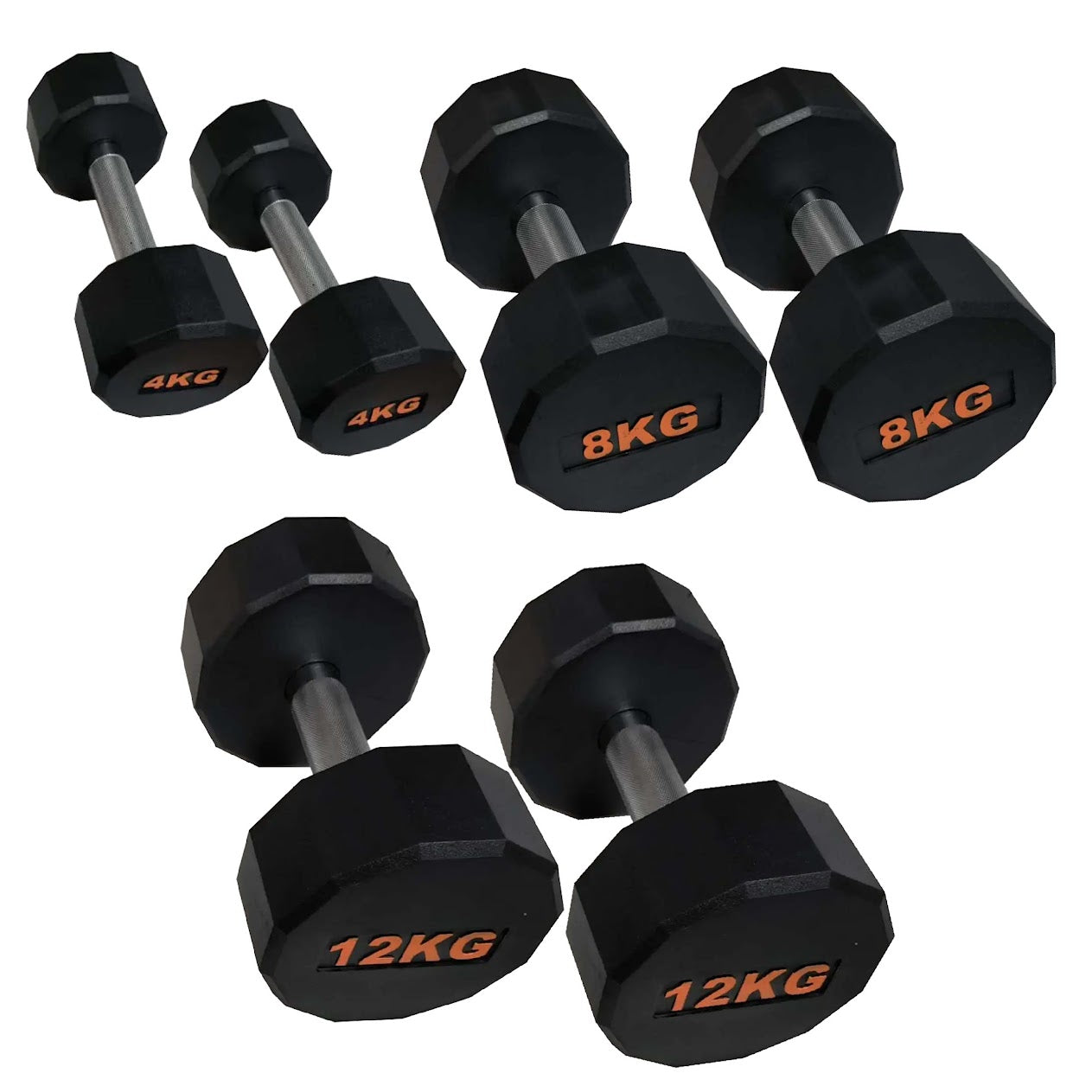 Round Hex Dumbbell – Anti‑Roll Stability for Home & Commercial Workouts