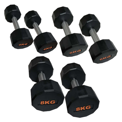 Round Hex Dumbbell – Anti‑Roll Stability for Home & Commercial Workouts