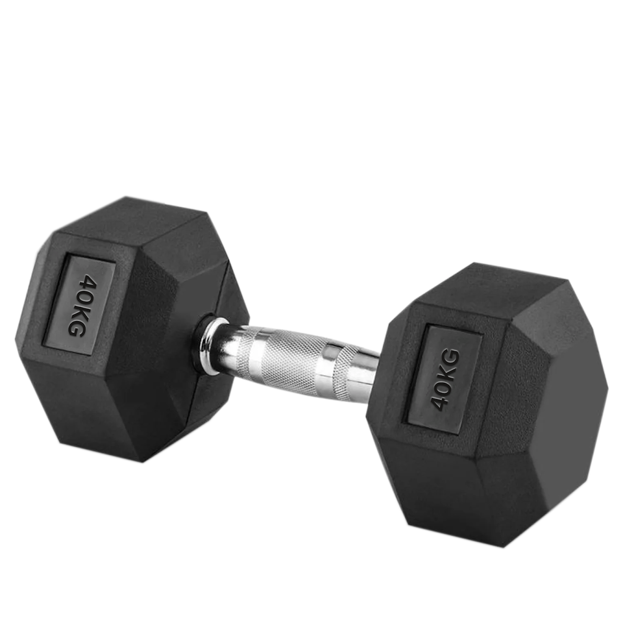 Hex Dumbbells Pairs & Sets (2.5kg–60kg) – Rubber-Coated, Anti-Roll, Steel Knurled Grip – Strength Training Weights for Home Gym or Studio