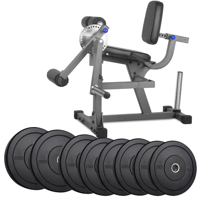 Heavy‑Duty Leg Extension & Curl Machine – Adjustable Seated Quad/Hamstring Home Gym Strength Equipment