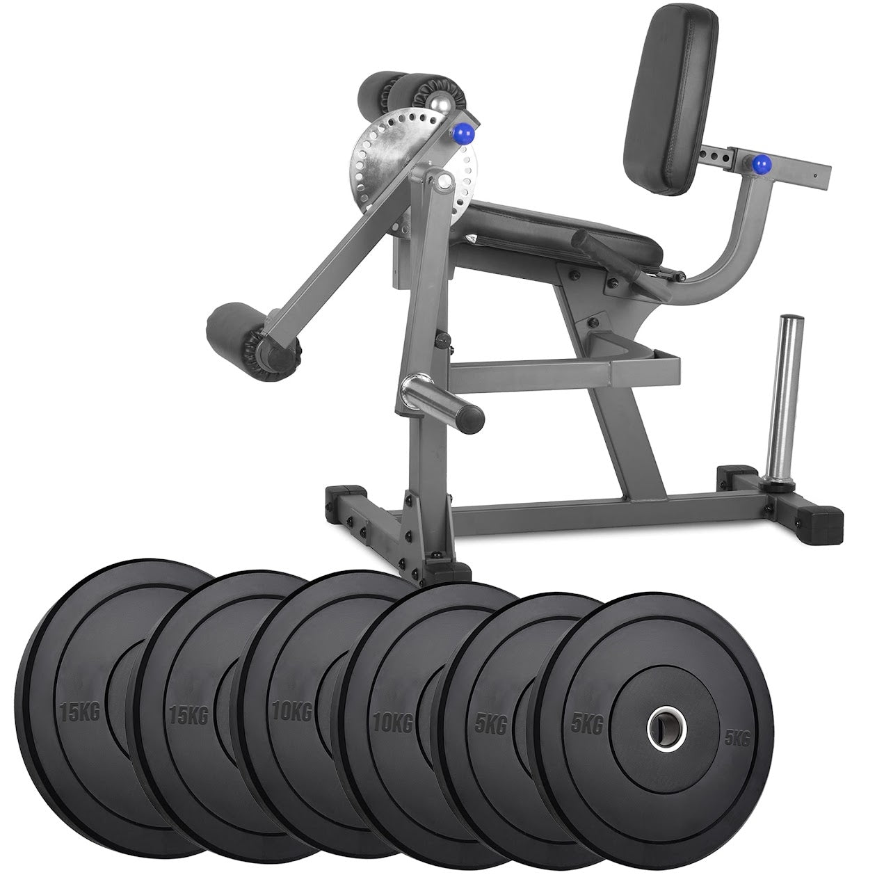 Heavy‑Duty Leg Extension & Curl Machine – Adjustable Seated Quad/Hamstring Home Gym Strength Equipment