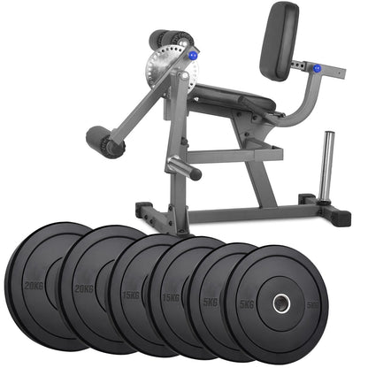 Heavy‑Duty Leg Extension & Curl Machine – Adjustable Seated Quad/Hamstring Home Gym Strength Equipment