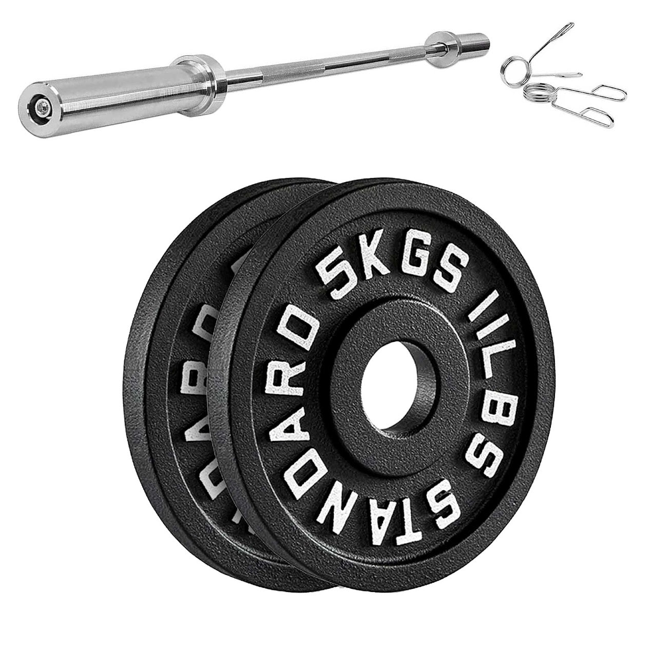 Cast Iron Weight Plates | Heavy-Duty Discs for Strength Training & Home Gyms | Available in Singles, Pairs & Sets | Durable Dumbbell Plates for Lifting & Fitness