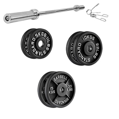 Cast Iron Weight Plates | Heavy-Duty Discs for Strength Training & Home Gyms | Available in Singles, Pairs & Sets | Durable Dumbbell Plates for Lifting & Fitness