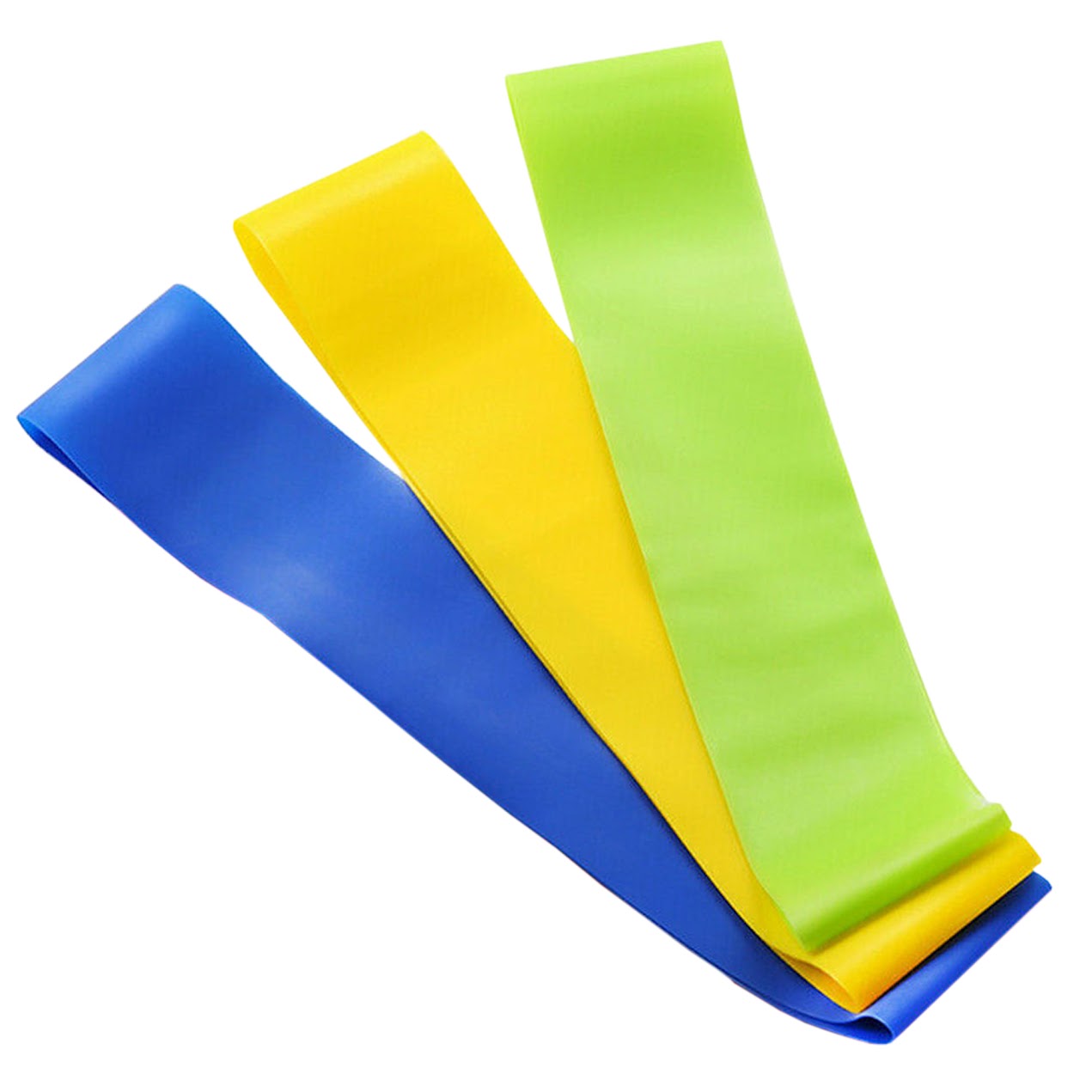 Resistance Loop Bands Set – Natural Latex, 5 Color-Coded Levels, Anti-Slip Grip, Home Fitness & Pilates