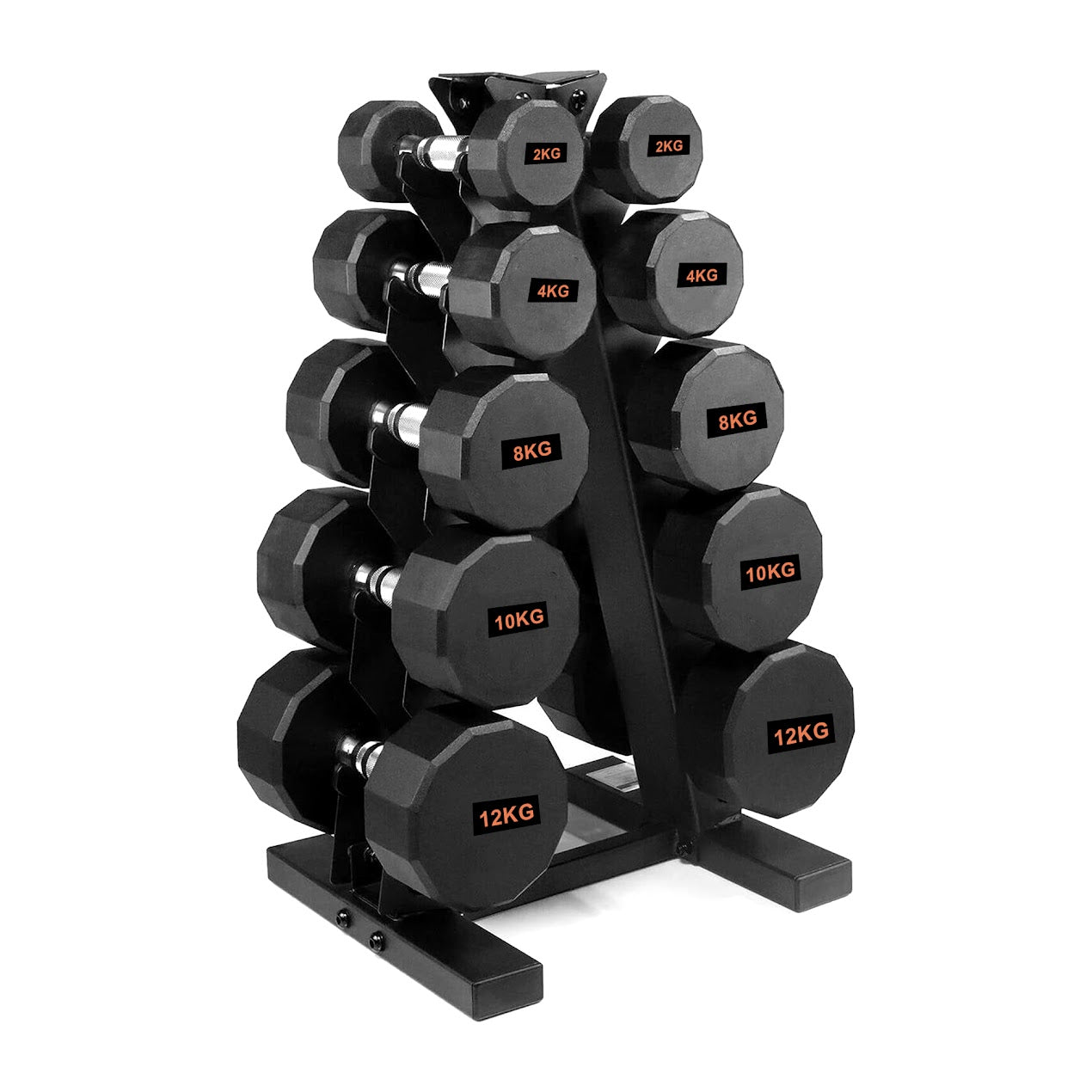 Round Hex Dumbbell – Anti‑Roll Stability for Home & Commercial Workouts
