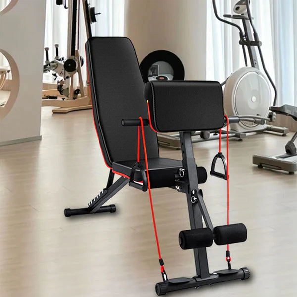 7-Position Adjustable Weight Bench – Foldable Incline/Decline/Flat, Quick-Lock, 320 kg Capacity – Space-Saving Strength Bench for Home Gym