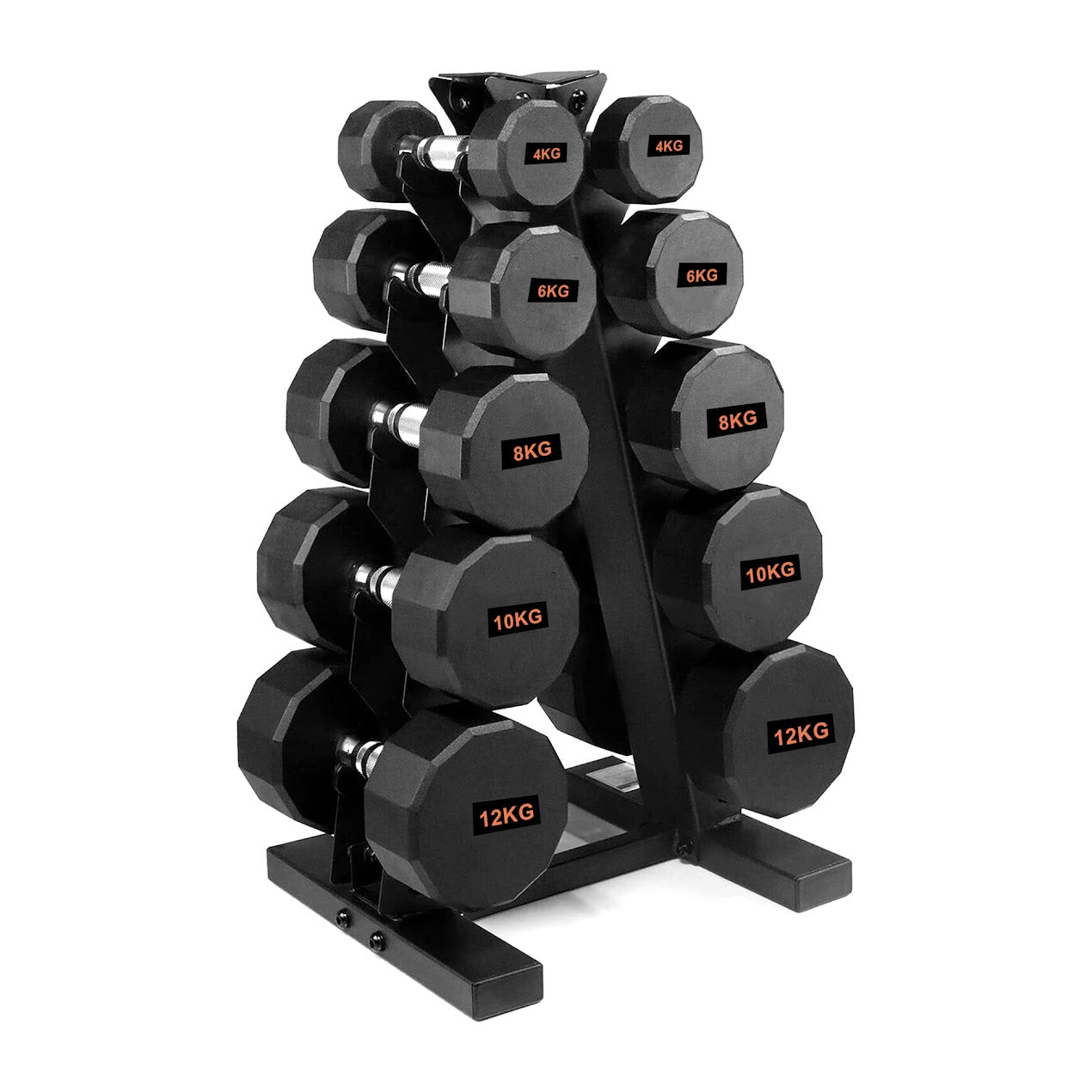 Round Hex Dumbbell – Anti‑Roll Stability for Home & Commercial Workouts