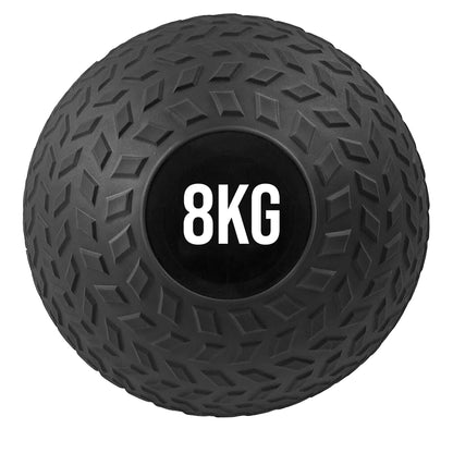 Adjustable Rubberized Slam Ball – Heavy‑Duty Treaded Core & Strength Training for Home Gym Workouts