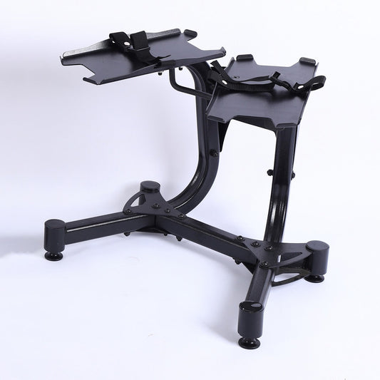 Dial‑Weight Dumbbells & Belt with Adjustable Dumbbell Stand – Space‑Saving Home Gym Rack for Strength Training in Personal Fitness Studio