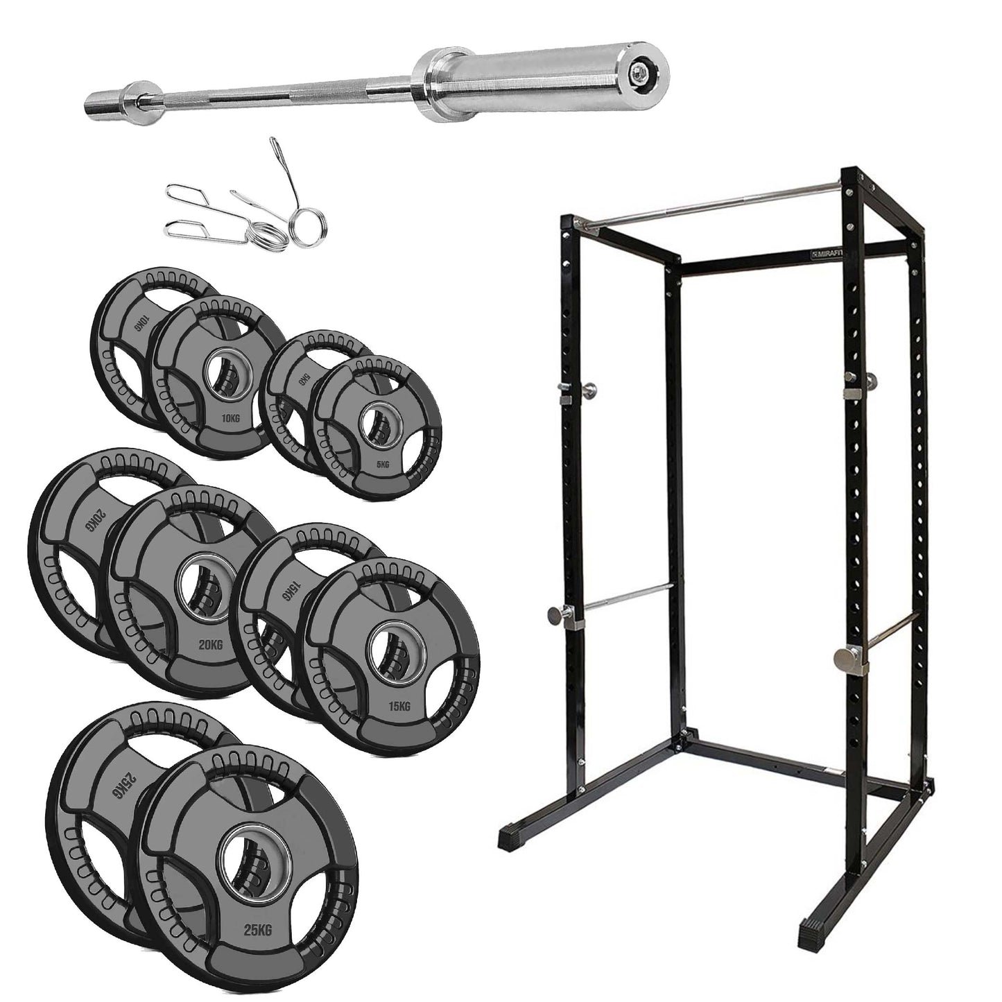 Heavy-Duty Adjustable G100 Power Rack Cage with Pull-Up Bar – Strength Training Station for Home Gym, Squats, Bench Press & Versatile Workouts