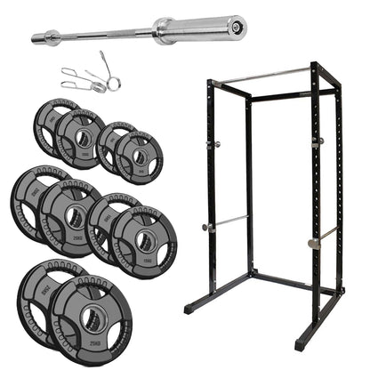Heavy-Duty Adjustable G100 Power Rack Cage with Pull-Up Bar – Strength Training Station for Home Gym, Squats, Bench Press & Versatile Workouts