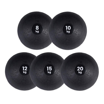 Heavy‑Duty Rubber Slam Ball – No‑Bounce, Textured Finish for Strength & Core Conditioning – 3‑25 kg Medicine Ball for Quiet, Powerful Home Gym Workouts