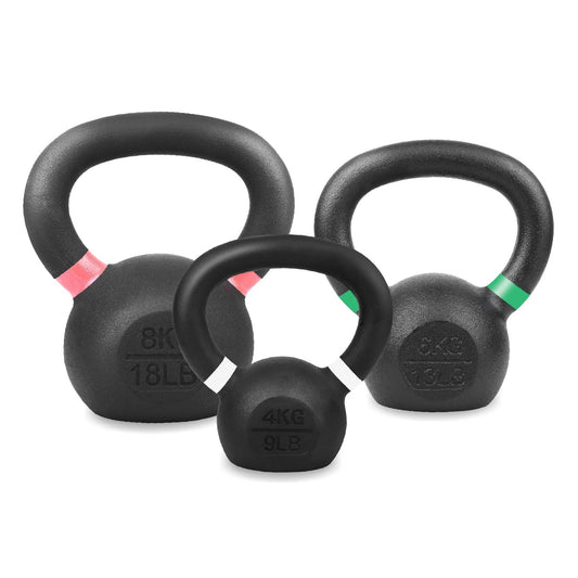 Cast Iron Kettlebell – Durable Cast Iron Finish, Ergonomic Grip, Versatile Strength Training for Home Gym