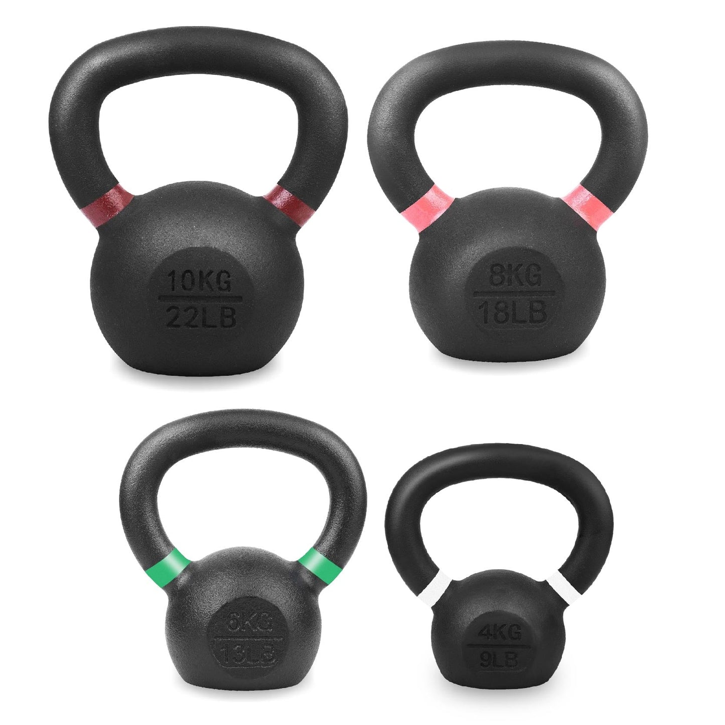 Cast Iron Kettlebell – Durable Cast Iron Finish, Ergonomic Grip, Versatile Strength Training for Home Gym