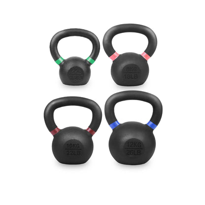 Cast Iron Kettlebell – Durable Cast Iron Finish, Ergonomic Grip, Versatile Strength Training for Home Gym