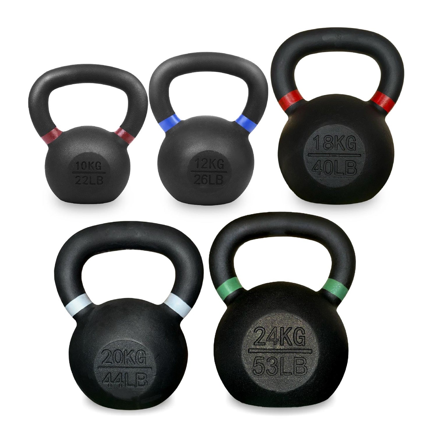 Cast Iron Kettlebell – Durable Cast Iron Finish, Ergonomic Grip, Versatile Strength Training for Home Gym