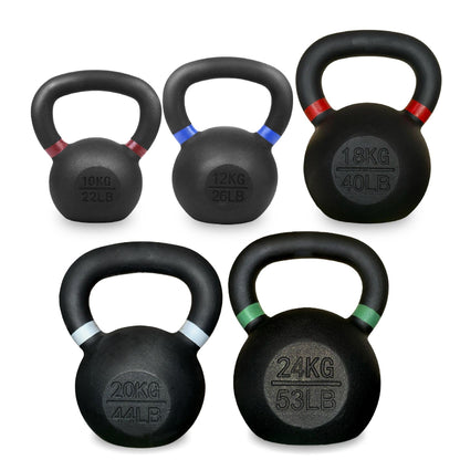Cast Iron Kettlebell – Durable Cast Iron Finish, Ergonomic Grip, Versatile Strength Training for Home Gym