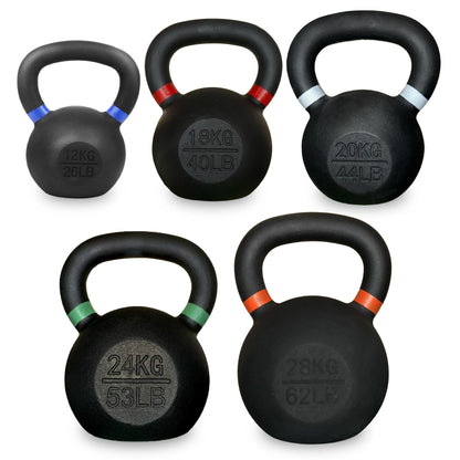 Cast Iron Kettlebell – Durable Cast Iron Finish, Ergonomic Grip, Versatile Strength Training for Home Gym