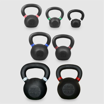 Cast Iron Kettlebell – Durable Cast Iron Finish, Ergonomic Grip, Versatile Strength Training for Home Gym