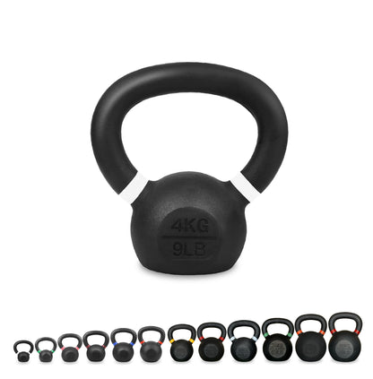 Cast Iron Kettlebell – Durable Cast Iron Finish, Ergonomic Grip, Versatile Strength Training for Home Gym