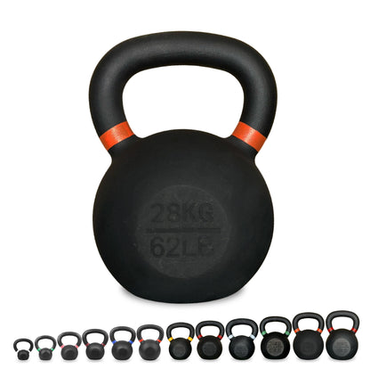 Cast Iron Kettlebell – Durable Cast Iron Finish, Ergonomic Grip, Versatile Strength Training for Home Gym