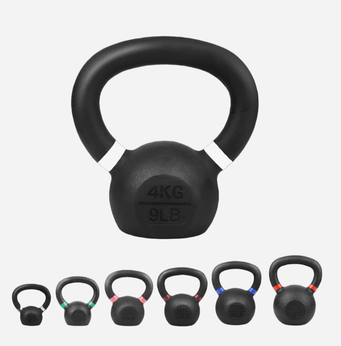 Cast Iron Kettlebell – Durable Cast Iron Finish, Ergonomic Grip, Versatile Strength Training for Home Gym