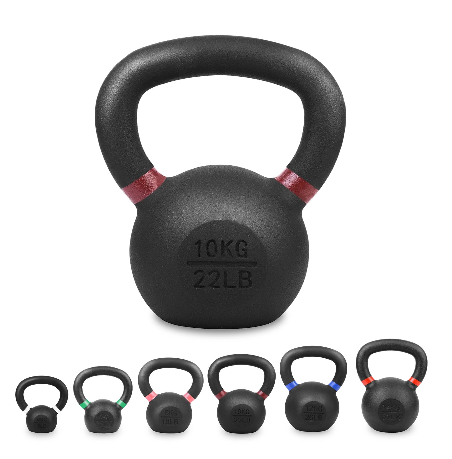 Cast Iron Kettlebell – Durable Cast Iron Finish, Ergonomic Grip, Versatile Strength Training for Home Gym