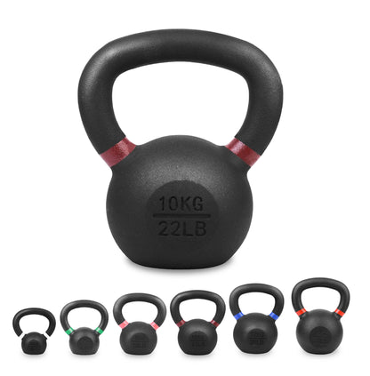 Cast Iron Kettlebell – Durable Cast Iron Finish, Ergonomic Grip, Versatile Strength Training for Home Gym