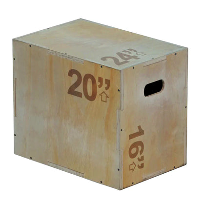 One Wooden boxes on a white background