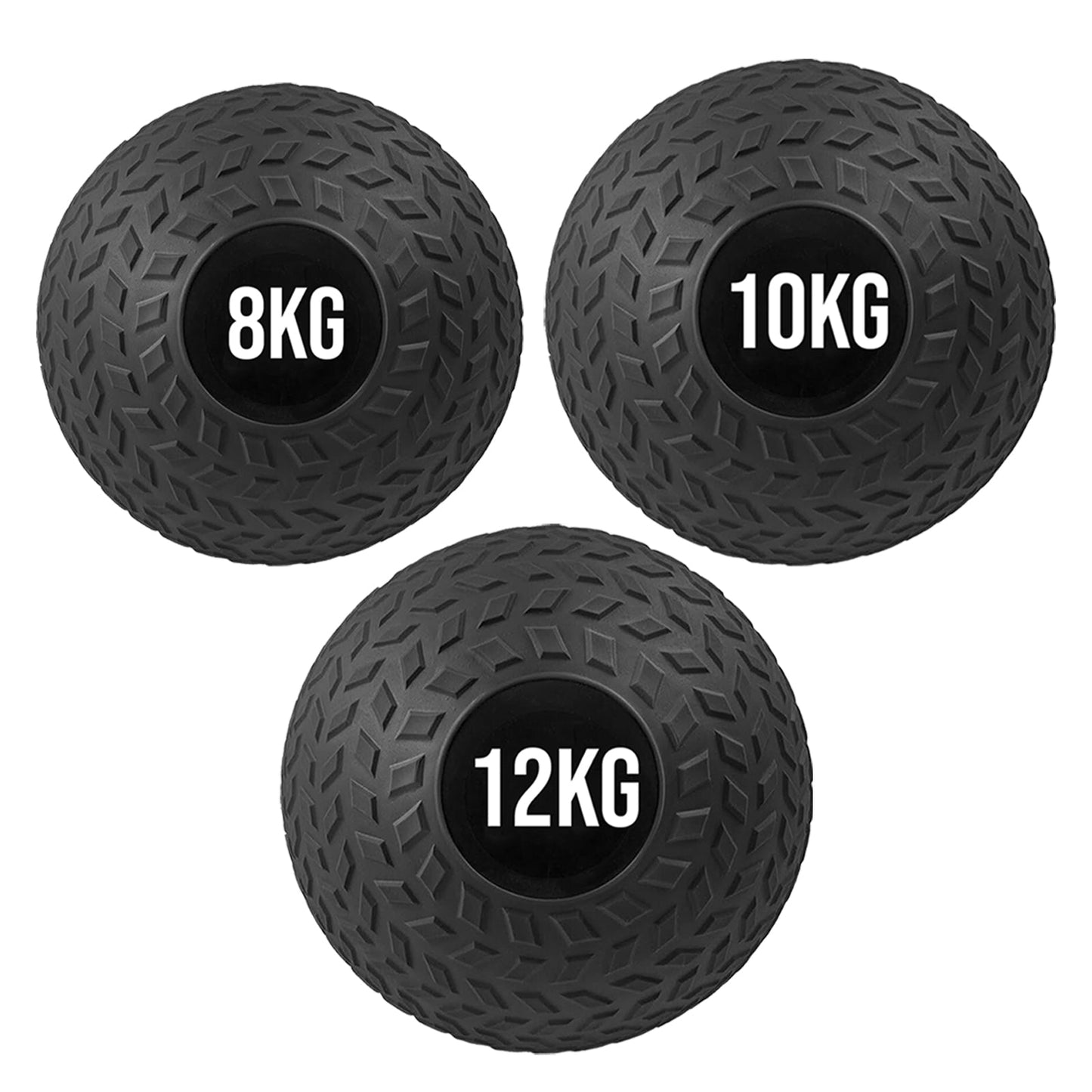 Adjustable Rubberized Slam Ball – Heavy‑Duty Treaded Core & Strength Training for Home Gym Workouts