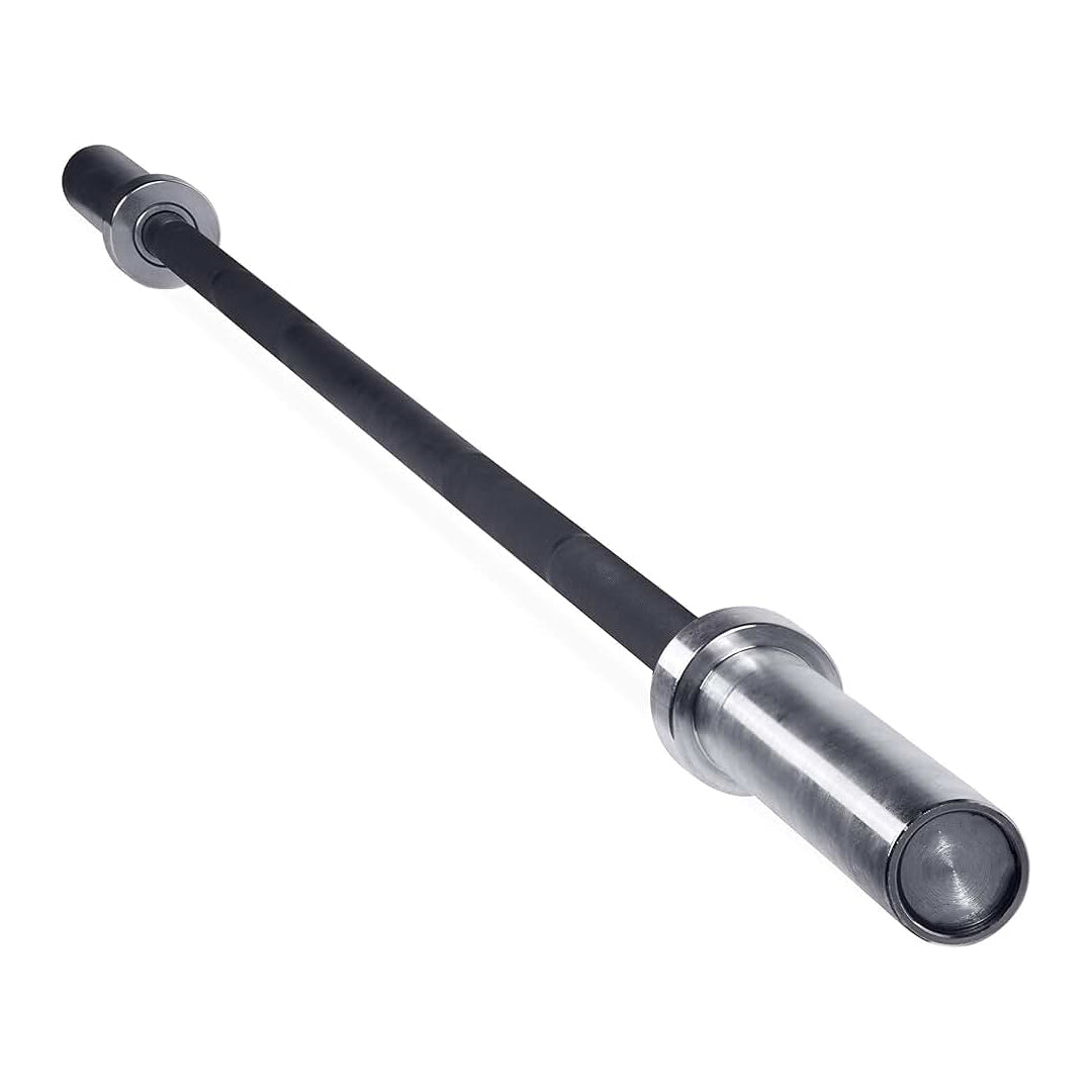 Olympic 2″ Weightlifting Barbell – Durable Steel Finish with Spring Collars – Multi‑Use Bar for Squat Bench Press Deadlift – Compact Home Gym