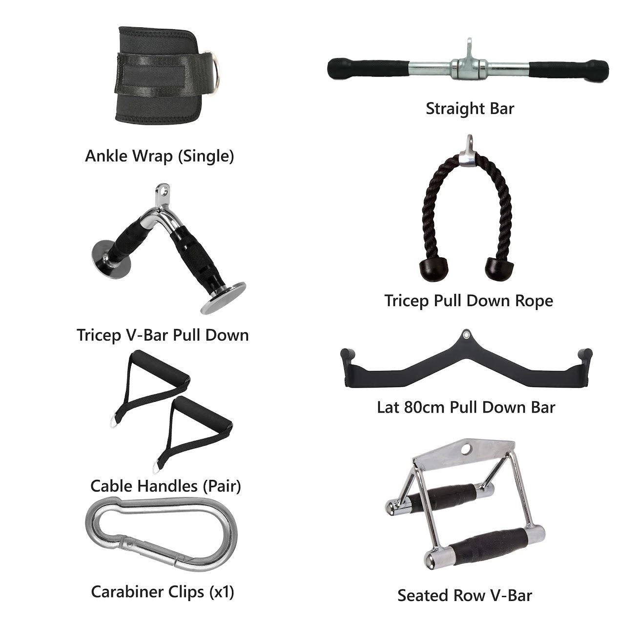 Targeted Strength Tools – Precision Cable Attachments for Versatile Training