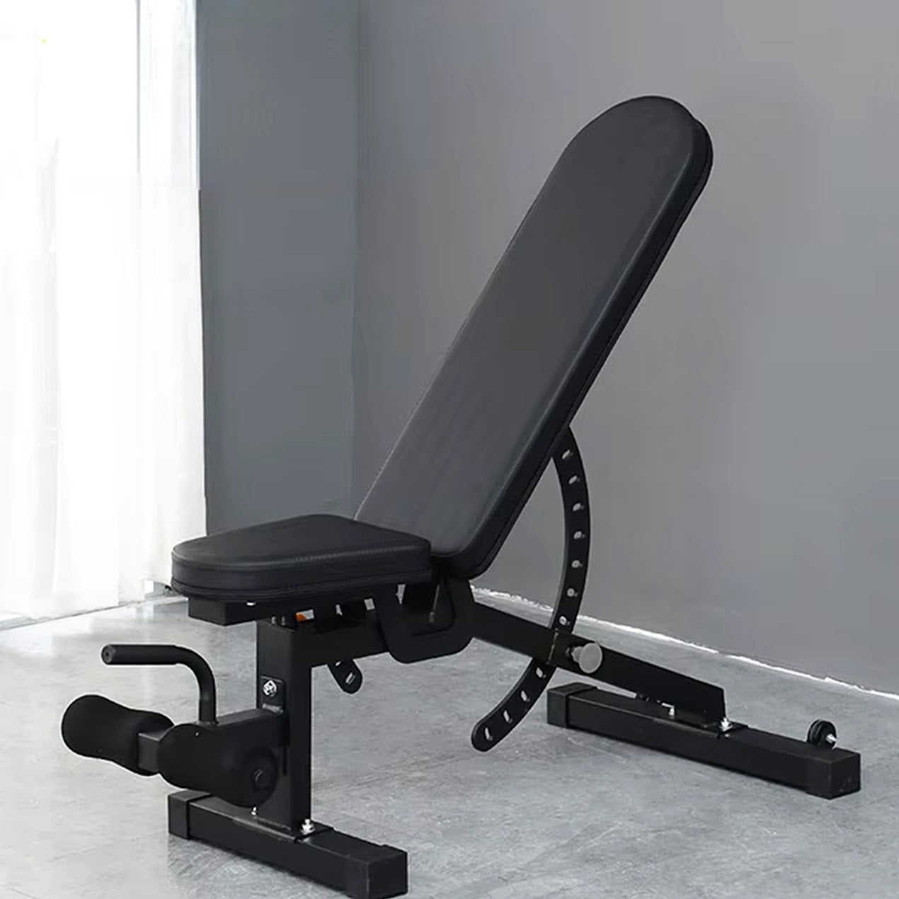 Adjustable Foldable Weight Bench – 9-Position Full-Body Bench, 450kg Capacity, Cushioned Design for Home & Garage Gyms