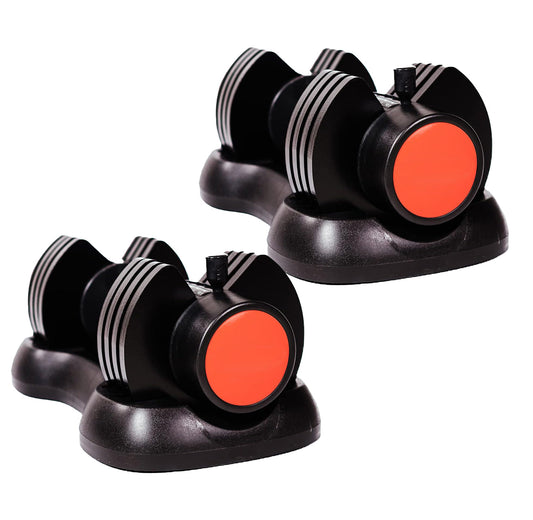 Adjustable 12.5 kg Dumbbells – 5‑in‑1 Weight Pair with Safety Lock for Home Gym
