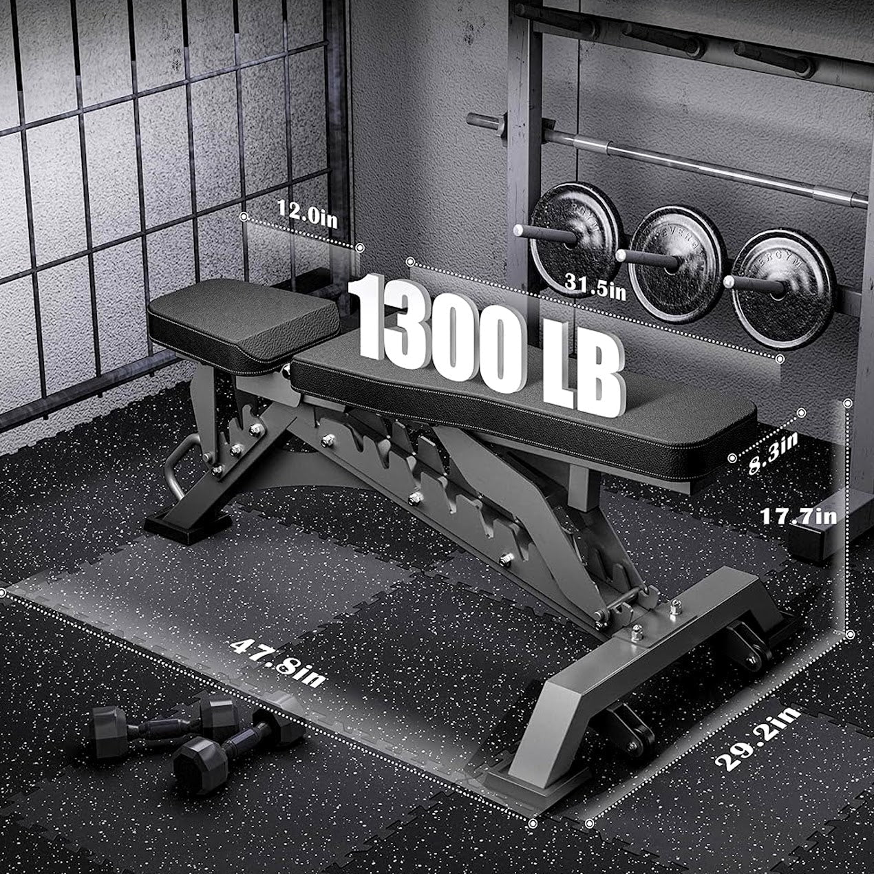 Heavy-Duty Weight Bench – Elite Strength Equipment for Home Gyms and Fitness Studios
