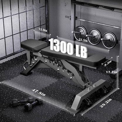 Heavy-Duty Weight Bench – Elite Strength Equipment for Home Gyms and Fitness Studios