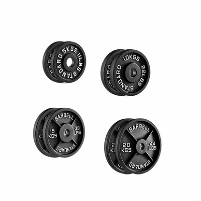 Cast Iron Weight Plates | Heavy-Duty Discs for Strength Training & Home Gyms | Available in Singles, Pairs & Sets | Durable Dumbbell Plates for Lifting & Fitness