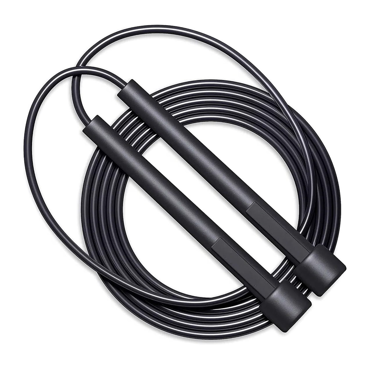 Adjustable Black Skipping Rope – Ergonomic Grip for Cardio & HIIT – Compact Home Gym Fitness