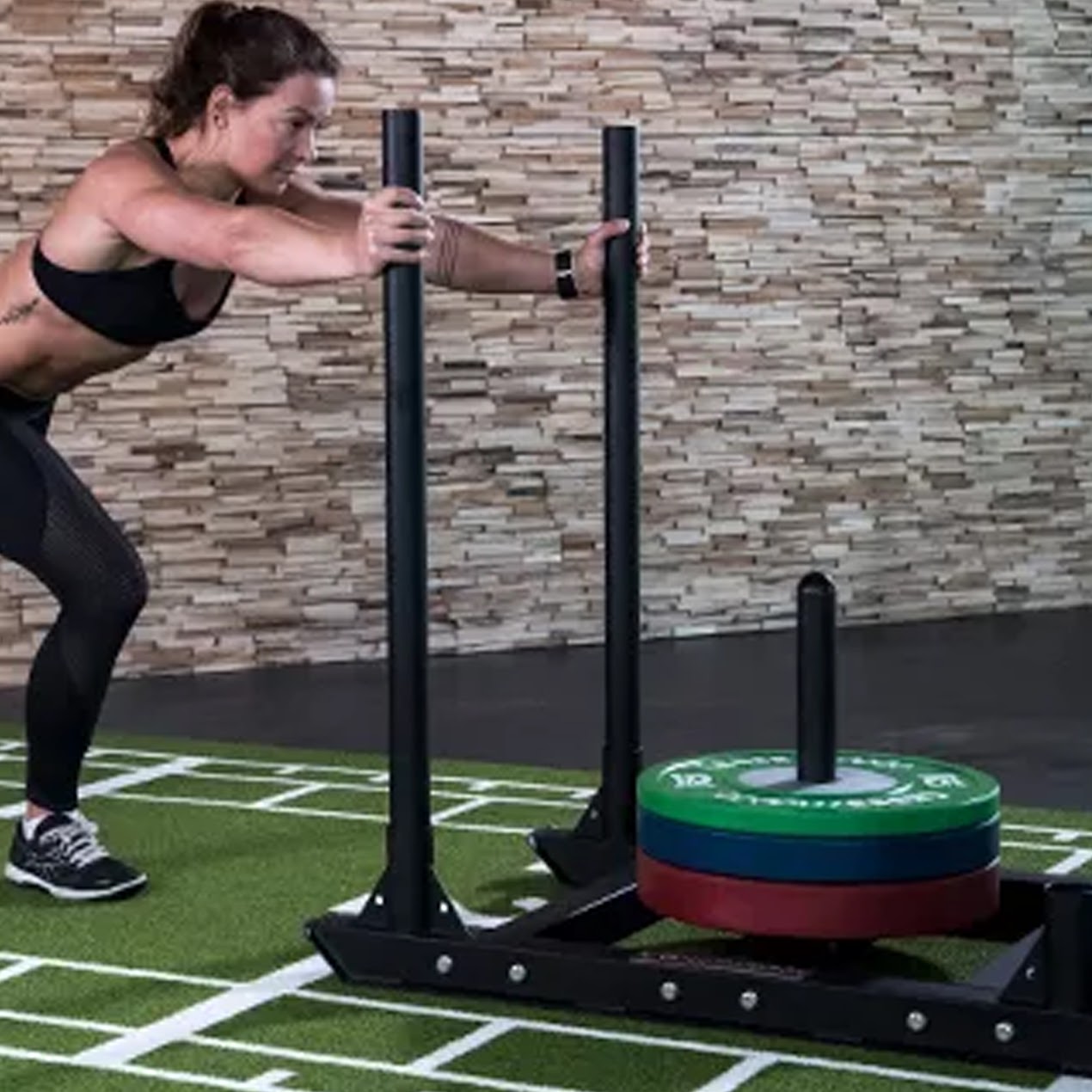 Power Sled with 10m Sprint Mat – Pro Speed & Resistance Training Kit for Strength Workouts