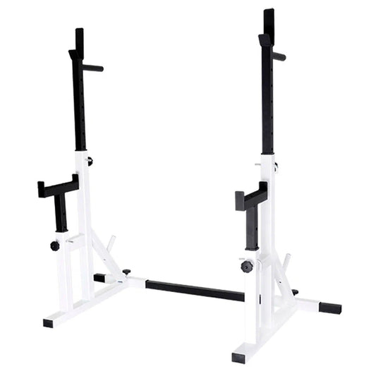 Bench Press Rack 2.0 & Adjustable Squat – Heavy‑Duty 50 × 50 mm Steel, 13 Height & 10 Width Settings – Home Gym Compact Strength Station
