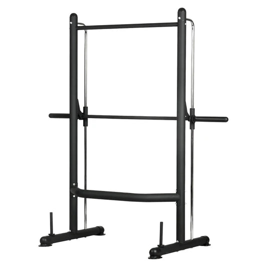 Pull‑Up Bar with Smith Machine Squat Rack – Heavy‑Duty Steel, Multi‑Functional, Cable Pulley, Home Gym Power Cage