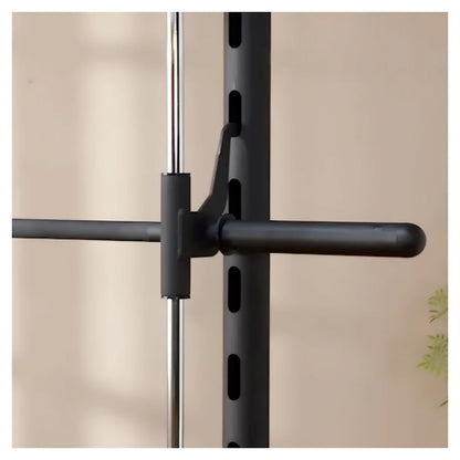 Pull‑Up Bar with Smith Machine Squat Rack – Heavy‑Duty Steel, Multi‑Functional, Cable Pulley, Home Gym Power Cage