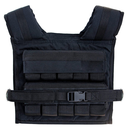 Strength Training Weighted Vest 30kg – Adjustable Load with Removable Metal Blocks, Reflective Safety Strips & Snug Fit for Running, Cardio & Workouts